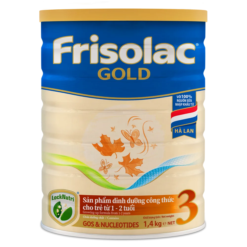 Sữa Frisolac Gold số 3 1400g (1-2 tuổi)