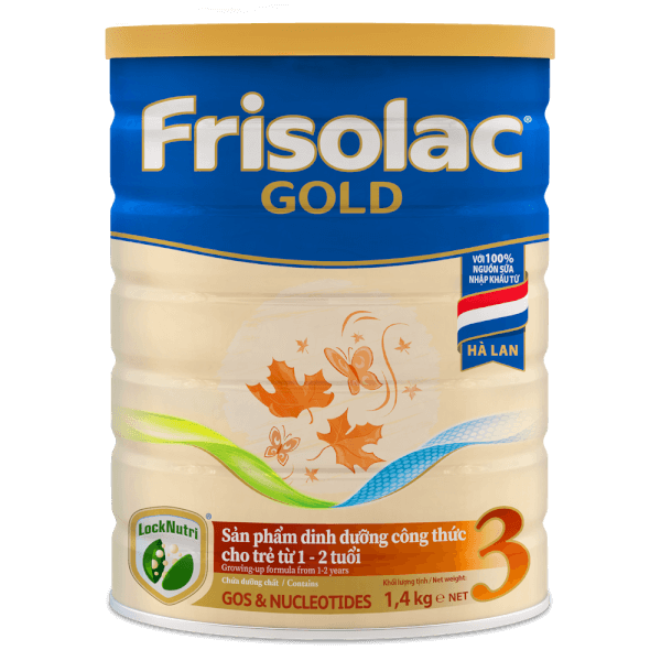 Sữa Frisolac Gold số 3 1400g (1-2 tuổi)