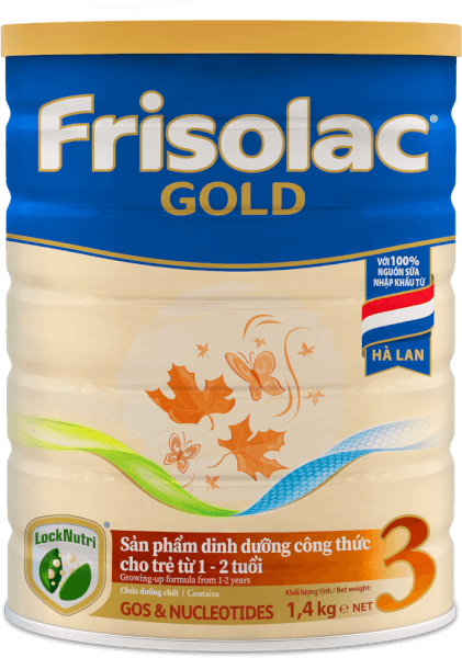Sữa Frisolac Gold số 3 1400g (1-2 tuổi)