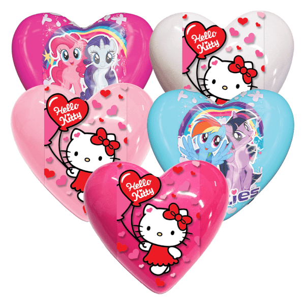 Kẹo Trái Tim Đồ Chơi Hello Kitty Relkon (1 hộp ) * giao ngẫu nhiên*