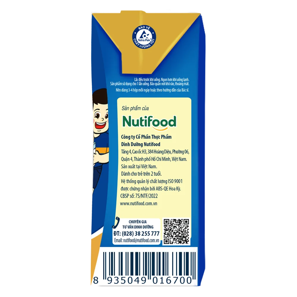 Thùng Sữa GrowPLUS+ Xanh 2+ 110ml (lốc 4 hộp)