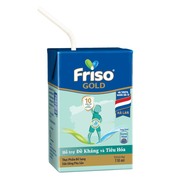 Combo 4 thùng Sữa Friso Gold 110ml (từ 1 tuổi) - Lốc 4 hộp - New