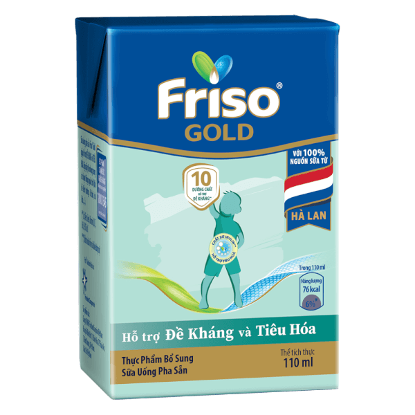 Combo 4 thùng Sữa Friso Gold 110ml (từ 1 tuổi) - Lốc 4 hộp - New