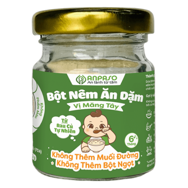 Bột nêm ăn dặm Anpaso vị măng tây 60g