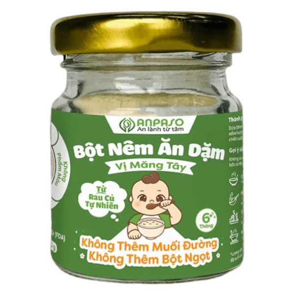 Bột nêm ăn dặm Anpaso vị măng tây 60g
