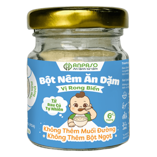 Combo 2 Bột nêm ăn dặm Anpaso vị rong biển 60g