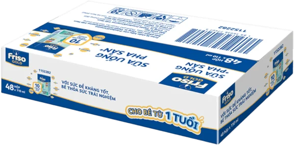 Thùng Sữa Friso Gold 110ml (từ 1 tuổi) - Lốc 4 hộp - New