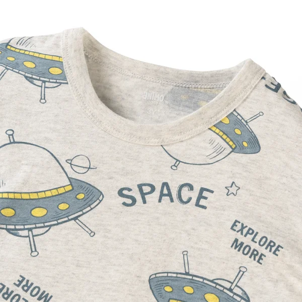 Bộ bé trai ngắn Animo Easy HN0924028 (1-4Y,Xám)