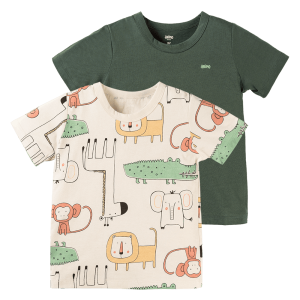 Set 2 Áo bé trai Animo Easy HN0924009 (1-4Y,Nhiều màu)