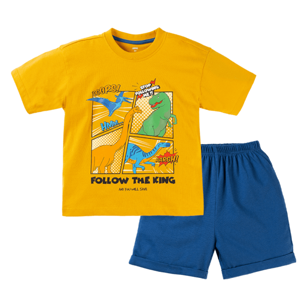 Bộ bé trai ngắn Animo HN0824003 (9M-6Y,Vàng)