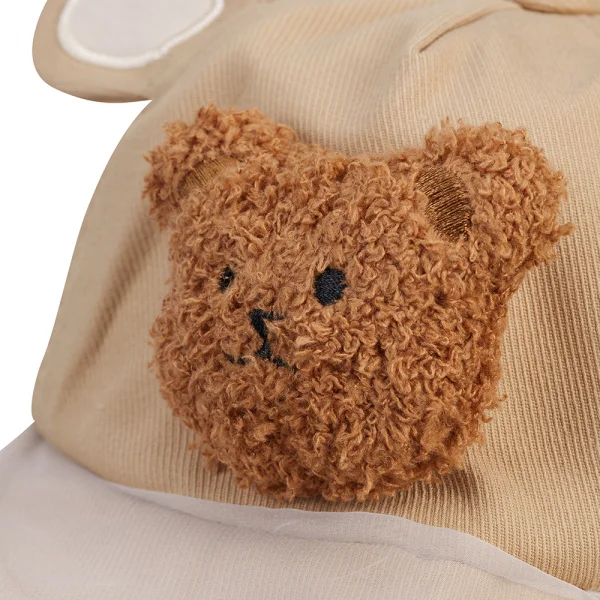 Nón lưỡi trai khăn voan bé trai Animo A2408_MN016 (46cm,Màu be)