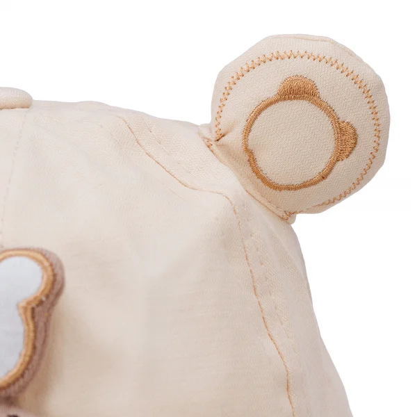 Nón lưỡi trai khăn voan bé trai Animo A2408_MN015 (44cm,Kem)