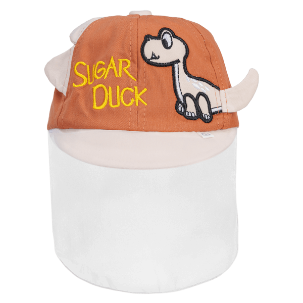 Nón lưỡi trai khăn voan bé trai Animo A2408_MN012 (44cm,Nâu-Kem)