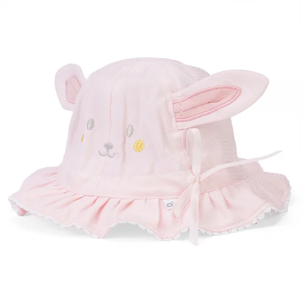 Nón em bé gái vành tròn Animo A2408_MN010 (46cm,Hồng)