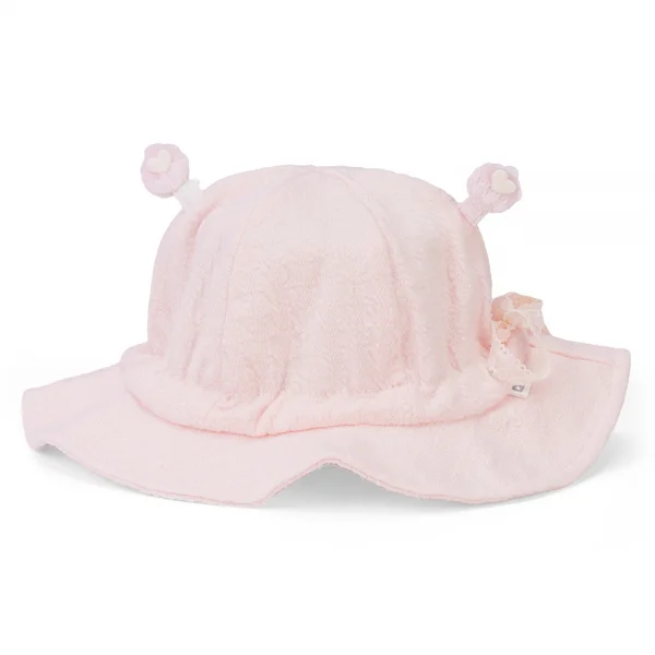 Nón em bé gái vành tròn Animo A2408_MN009 (46cm,Hồng nhạt)