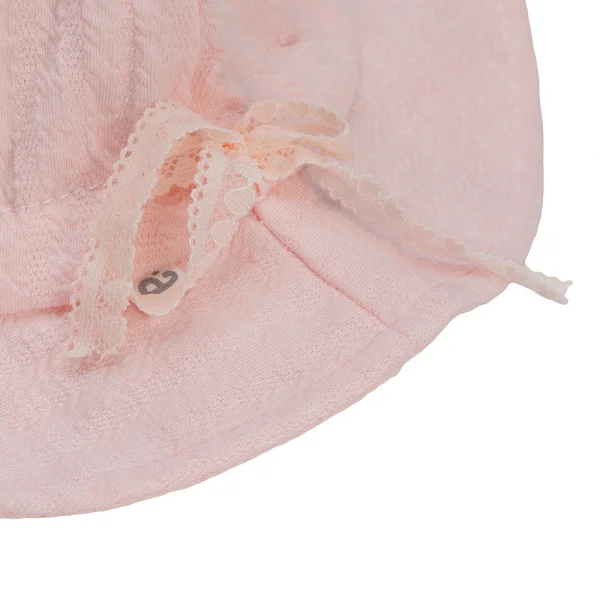 Nón em bé gái vành tròn Animo A2408_MN009 (46cm,Hồng nhạt)