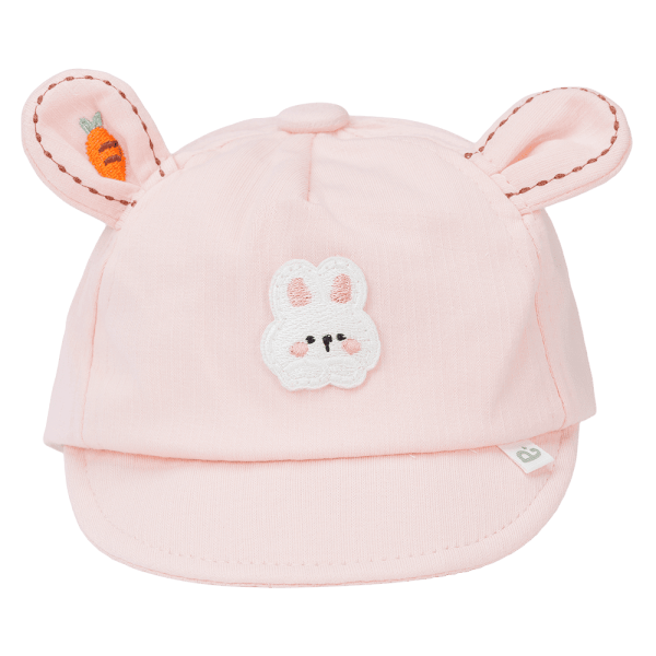 Nón em bé gái lưỡi trai Animo A2408_MN007 (44cm,Hồng)