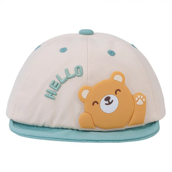 Nón lưỡi trai bé trai Animo A2408_JK016 (50cm,Xanh-Kem)