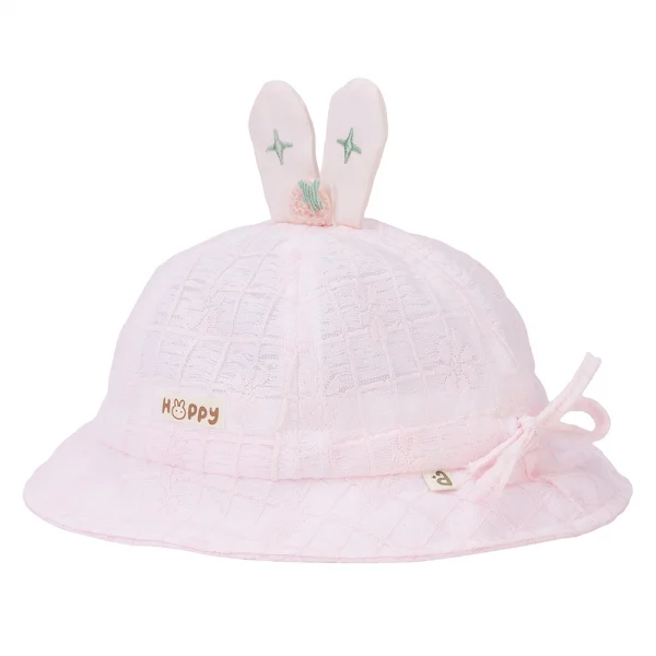 Nón vành tròn bé gái Animo A2408_JK013 (48cm,Hồng)