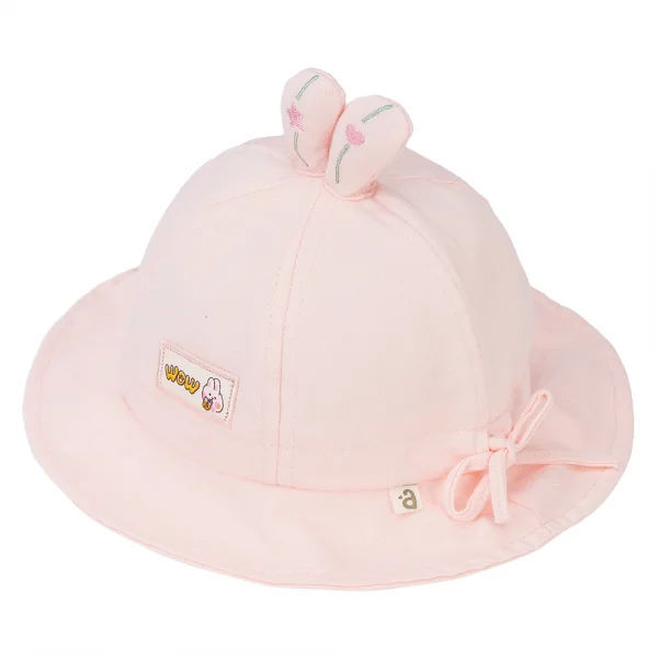 Nón vành tròn bé gái Animo A2408_JK011 (48cm,Hồng)