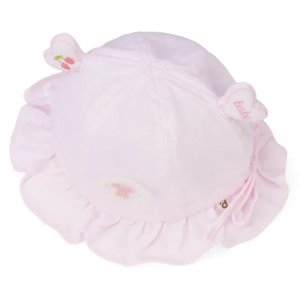 Nón em bé gái vành tròn Animo A2408_JK026 (46cm,Hồng)