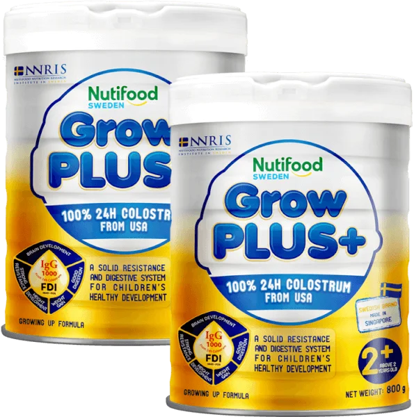 Combo 2 Sữa GrowPLUS+ Sữa Non Vàng 800g (Từ 2 tuổi)