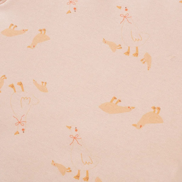 Bộ bé gái ngắn Animo Easy LU0824001 (1-4Y,Cam sữa)