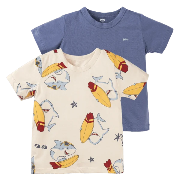 Set 2 Áo bé trai Animo Easy HN0924013 (1-4Y,Nhiều màu)