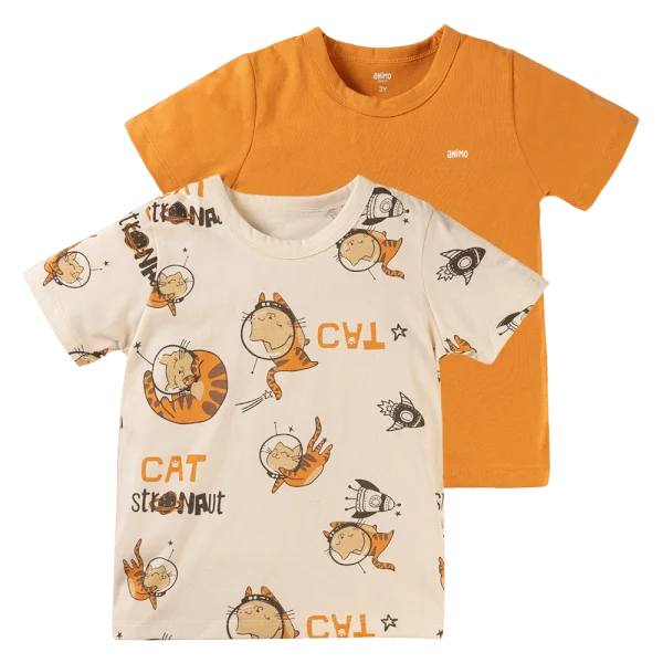 Set 2 Áo bé trai Animo Easy HN0924019 (1-4Y,Nhiều màu)