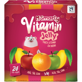 Quà tặng khi mua Combo 2 Thạch Jelly bổ sung Vitamin cho bé M'Smarty Vitamins Jelly