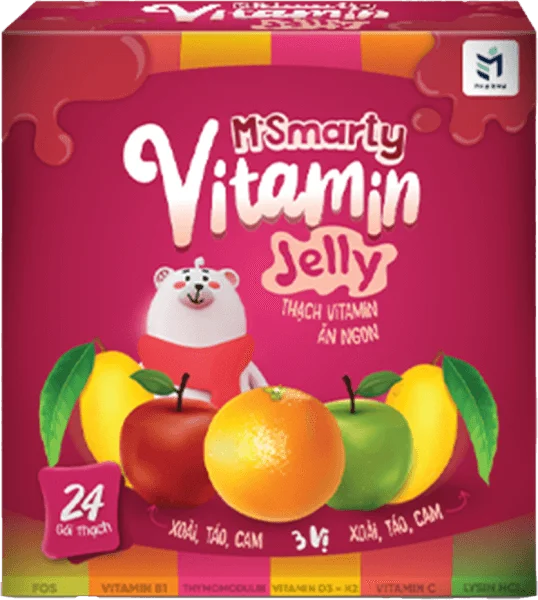 Combo 2 Thạch Jelly bổ sung Vitamin cho bé M