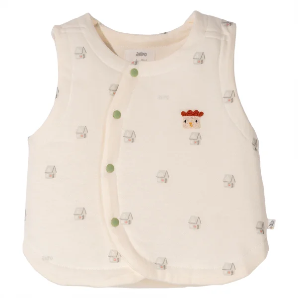 Áo ghile đông Animo MN0924038 (0-12M,Be)