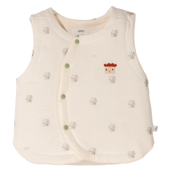 Áo ghile đông Animo MN0924038 (0-12M,Be)