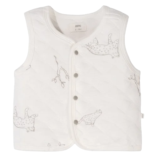 Áo ghile đông Animo MN0924036 (0-12M,Trắng)