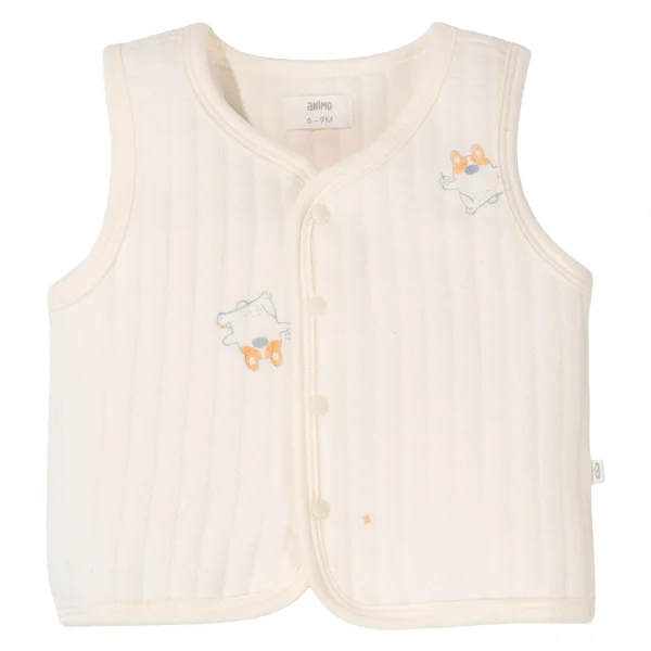 Áo ghile đông Animo MN0924035 (0-12M,Be)