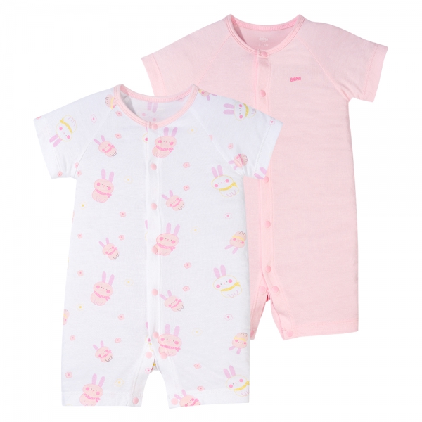 Set 2 bodysuit đùi Animo Easy KV0924067 (0-12M,Nhiều màu)