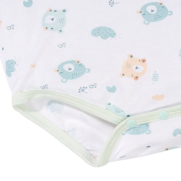 Set 2 bodysuit tam giác Animo Easy KV0924064 (0-9M,Nhiều màu)