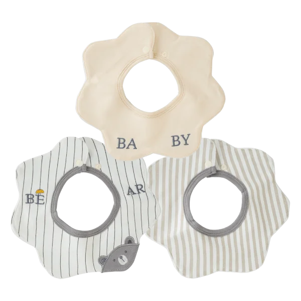 Set 3 yếm sơ sinh Animo MN0924046 (NB,Nhiều màu)