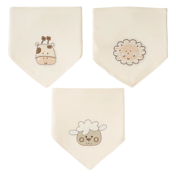 Set 3 yếm sơ sinh Animo MN0924044 (NB,Nhiều màu)