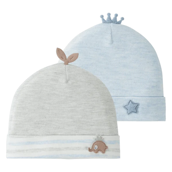 Set 2 nón sơ sinh Animo MN0924047 (NB,Nhiều màu)