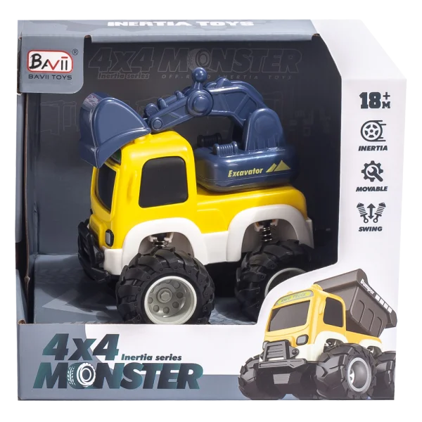 Xe cẩu địa hình mini chạy trớn RFD561928 C407 (Vàng)