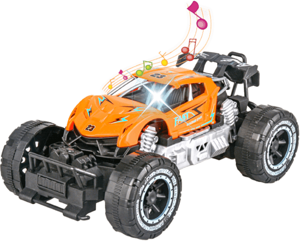 Xe địa hình chạy trớn siêu ngầu có âm thanh và đèn RFD540150O C407 (Cam)
