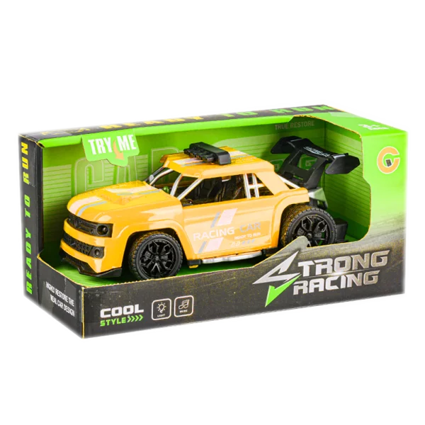 Xe đua mô hình chạy trớn có âm thanh và đèn RFD540148Y C407 (Vàng)