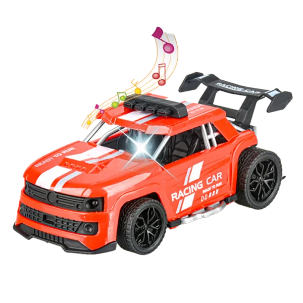Xe đua mô hình chạy trớn có âm thanh và đèn RFD540148R C407 (Đỏ)