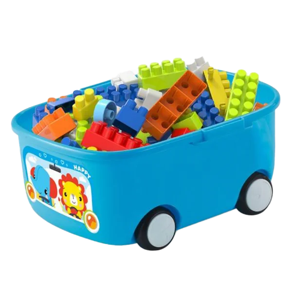 Hộp xe xếp hình khối 100pcs RFD597522 C407 (Xanh dương)