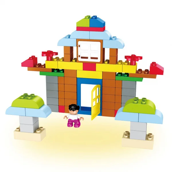 Vali xếp hình khối cao cấp 72pcs RFD371839 C407 (Xanh dương)