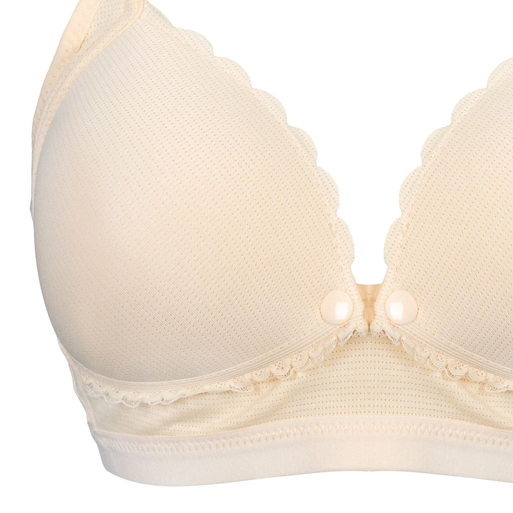 Combo 2 Áo lót bầu & cho con bú Animo MN0924032 (XL,Vàng nhạt)