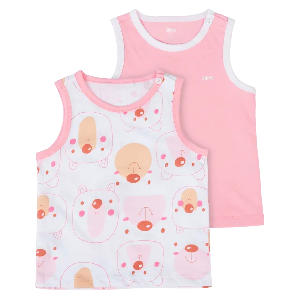 Set 2 áo bé gái Animo Easy TX0824016 (1-4Y,Nhiều màu)