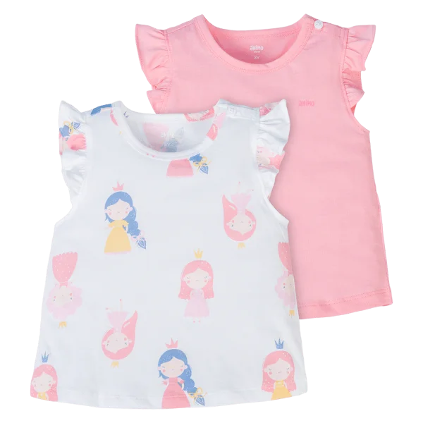 Set 2 áo bé gái Animo Easy TX0824015 (1-4Y,Nhiều màu)