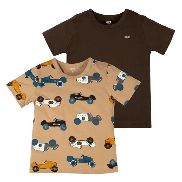 Set 2 Áo bé trai Animo Easy HN0924021 (1-4Y,Nhiều màu)